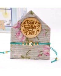 Gift for the Teacher - Butterfly Bracelet Handmade butterfly bracelet for the teacher on a cute wooden patterned house
