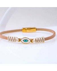 Evil Eye Women's leather Bracelet Evil Eye Women's leather Bracelet