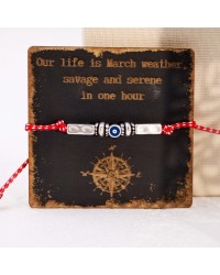 Martis Bracelet for Men with evil eye Martis Bracelet for Men with enamelled evil eye