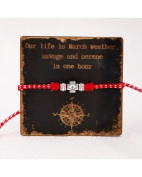 Martis Bracelet for Men with evil eye Martis Bracelet for Men with enamelled evil eye