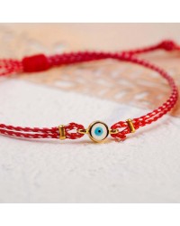 Martaki Bracelet for Women with Evil Eye Martaki bracelet with metallic gold-plated Evil Eye