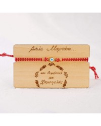 Martaki Bracelet for Women with Evil Eye Martaki bracelet with metallic gold-plated Evil Eye