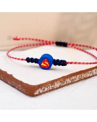 Παιδικό Μαρτάκι για Αγόρι με σήμα Superman Χειροποίητο μαρτάκι για αγόρι με σήμα Superman