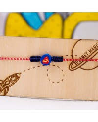 Παιδικό Μαρτάκι για Αγόρι με σήμα Superman Χειροποίητο μαρτάκι για αγόρι με σήμα Superman