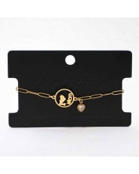 Chain Mom Bracelet made of stainless steel Gold-plated chain bracelet for mum made of stainless steel