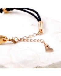 Βραχιόλι Κορδόνι με κρύσταλλο Swarovski Χειροποίητο βραχιόλι με βαμβακερό κορδόνι και κρύσταλλο Swarovski