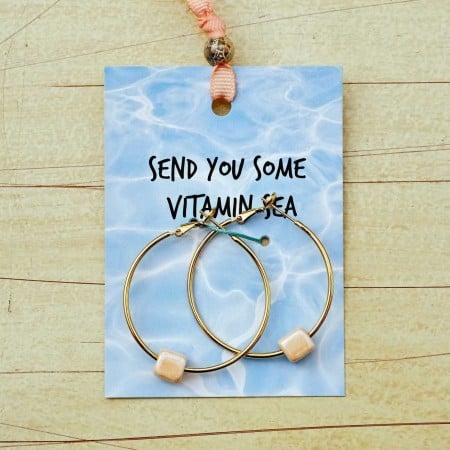 Candy Hoops with ceramic beads