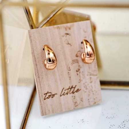 Hoops Seasand rose gold