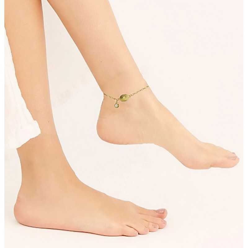 Gold Shell Anklet