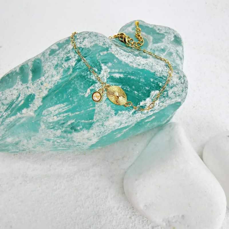 Gold Shell Anklet