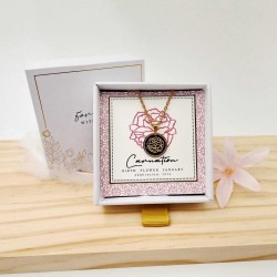 Κολιέ Birth Flower - Carnation for January