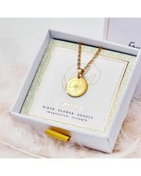 Κολιέ Birth Flower - Poppy for August Κολιέ Birth Flower - Poppy for August