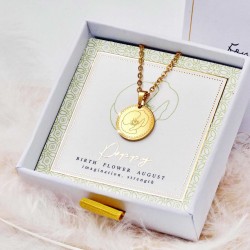 Κολιέ Birth Flower - Poppy for August