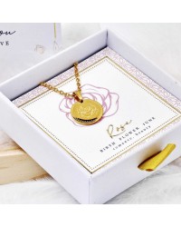 Κολιέ Birth Flower - Rose for June Κολιέ Birth Flower - Rose for June
