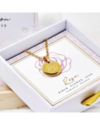 Κολιέ Birth Flower - Rose for June Κολιέ Birth Flower - Rose for June