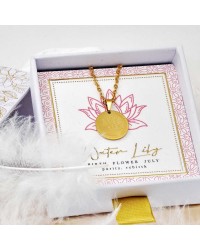 Κολιέ Birth Flower - Water Lily for July Κολιέ Birth Flower - Water Lily for July