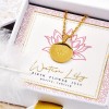 Birth Flower Necklace- Water Lily for July