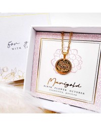 Κολιέ Birth Flower - Marigold for October Κολιέ Birth Flower - Marigold for October