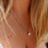 Pearlie Matte Necklace with freshwater Pearl