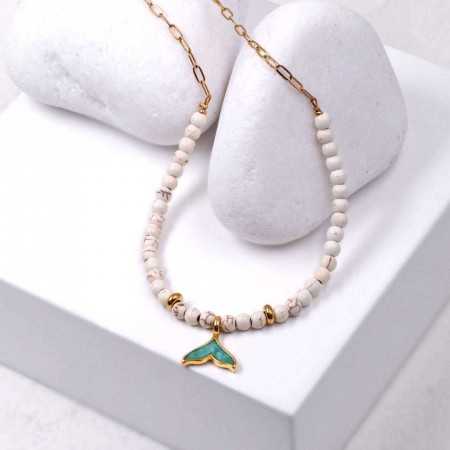 Fish Tail Short Necklace 