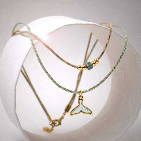 Fish Tail Short Necklace