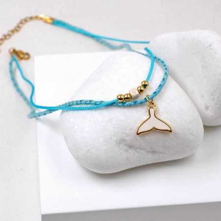 Fish Tail Short Necklace