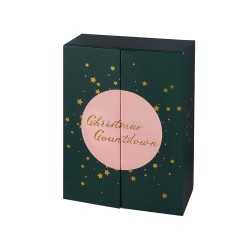 Χριστουγεννιάτικο σετ δώρου Advent Calendar με κοσμήματα από ατσάλι και αξεσουάρ μαλλιών