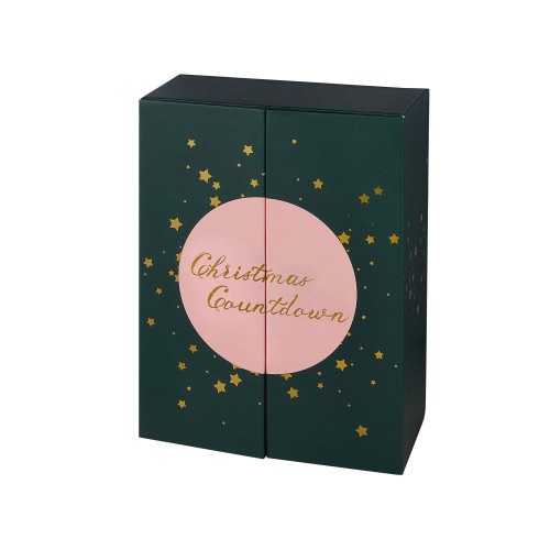 Christmas gift set Advent Calendar 2023 with stainless steel jewels and hair accessories