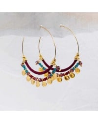 Jaipur Dark Red Hoops Jaipur Dark Red Hoops