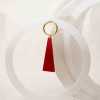 Handmade oversized earrings with plexiglass parts and 24K gold-plating