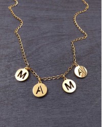 Κολιέ "MAMA" από Ανοξείδωτο Ατσάλι Κολιέ "MAMA" από Ανοξείδωτο Ατσάλι