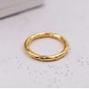 Gold-plated ring with deluxe gift box