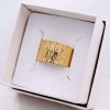 Gold-plated ring with deluxe gift box