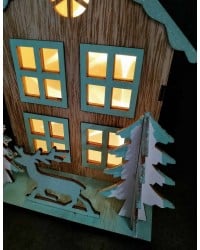 Ξύλινο Διακοσμητικό Xmas Home Ξύλινο Διακοσμητικό Xmas Home