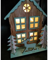 Ξύλινο Διακοσμητικό Xmas Home Ξύλινο Διακοσμητικό Xmas Home