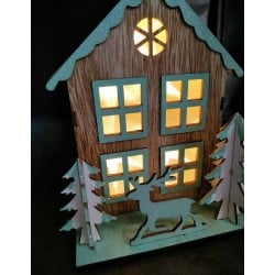 Ξύλινο Διακοσμητικό Xmas Home