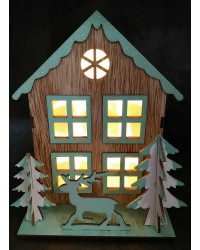 Ξύλινο Διακοσμητικό Xmas Home Ξύλινο Διακοσμητικό Xmas Home