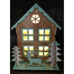 Ξύλινο Διακοσμητικό Xmas Home