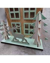 Ξύλινο Διακοσμητικό Xmas Home