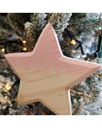 Στολίδι Wooden Star Στολίδι Wooden Star