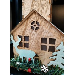 Ξύλινο Διακοσμητικό Xmas Home