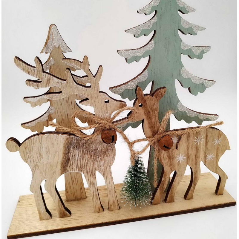 Ξύλινο Διακοσμητικό Xmas Forest Ξύλινο Διακοσμητικό Xmas Forest