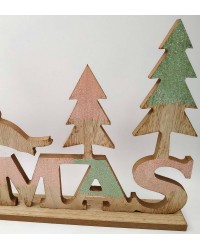 Ξύλινο Διακοσμητικό Xmas Forest Ξύλινο Διακοσμητικό Xmas Forest