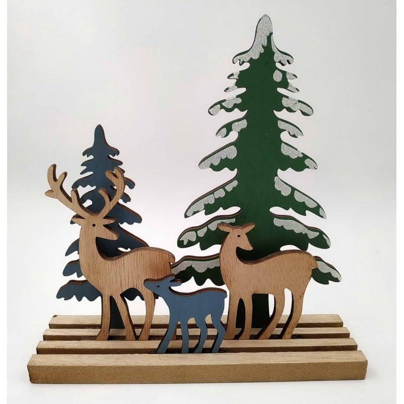 Ξύλινο Διακοσμητικό Xmas Forest Ξύλινο Διακοσμητικό Xmas Forest