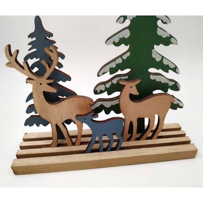 Ξύλινο Διακοσμητικό Xmas Forest Ξύλινο Διακοσμητικό Xmas Forest