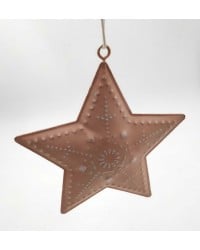 Στολίδι Tin Christmas Star Στολίδι Tin Christmas Star