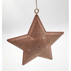 Στολίδι Tin Christmas Star