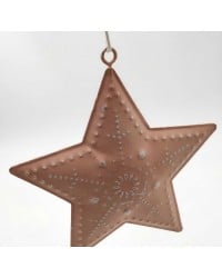 Στολίδι Tin Christmas Star Στολίδι Tin Christmas Star