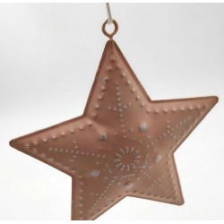 Στολίδι Tin Christmas Star