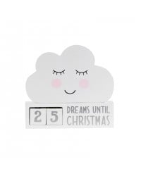 Sweet Dreams Cloud Christmas Countdown Block Sweet Dreams Cloud Christmas Countdown Block